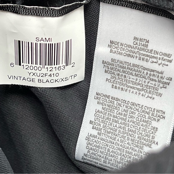 BCBGMAXAZRIA Sami High Rise Cuffed Trouser Pant Joggers Black XS - Picture 8 of 11